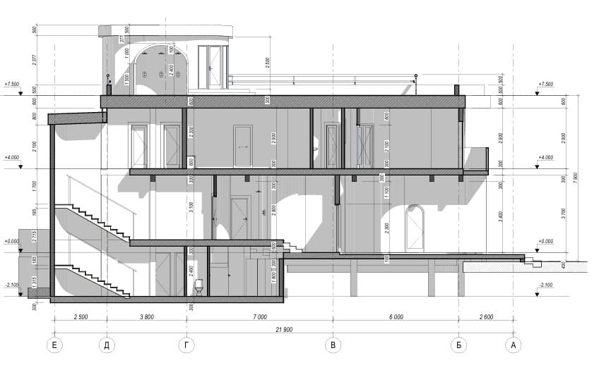 Ростов 360 м² — Чертёж 01