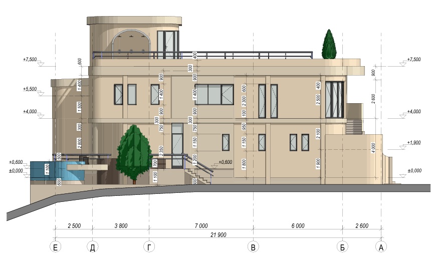 Ростов 360 м² — Чертёж 03